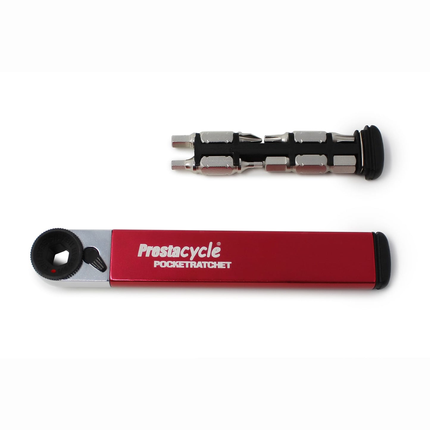 Prestacycle PocketRatchet - Pocket Multi-tool w/Bits stored in handle