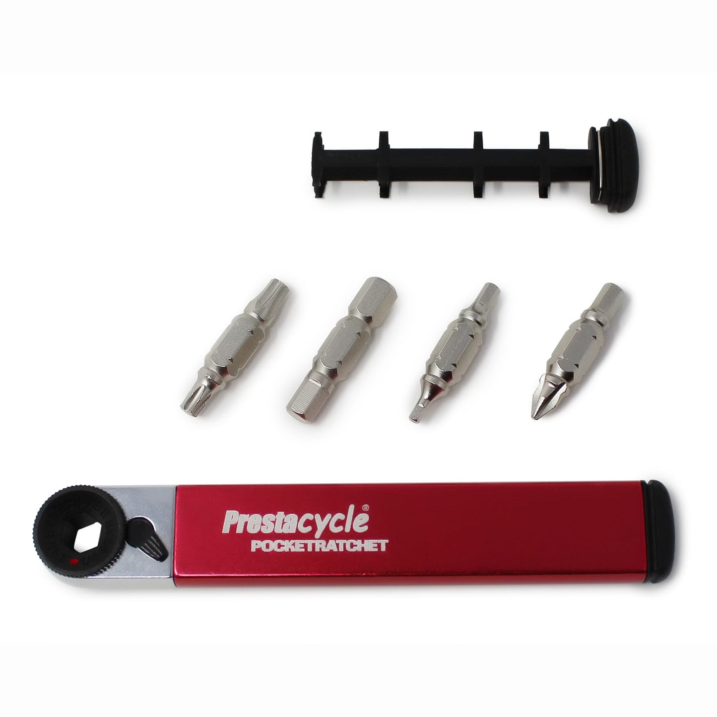 Prestacycle PocketRatchet - Pocket Multi-tool w/Bits stored in handle