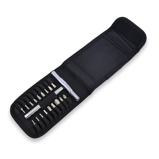 Prestacycle T-Ratchet Pro Brieftaschen-Kit (Brieftasche und 18 Bits)